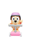 Bluey Bingo Chat Mates figure with scooter, imported from the UK