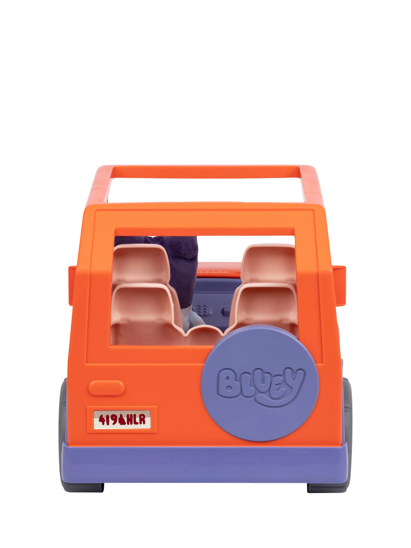 Bluey Buddies 4WD car and 8-inch plush - British product