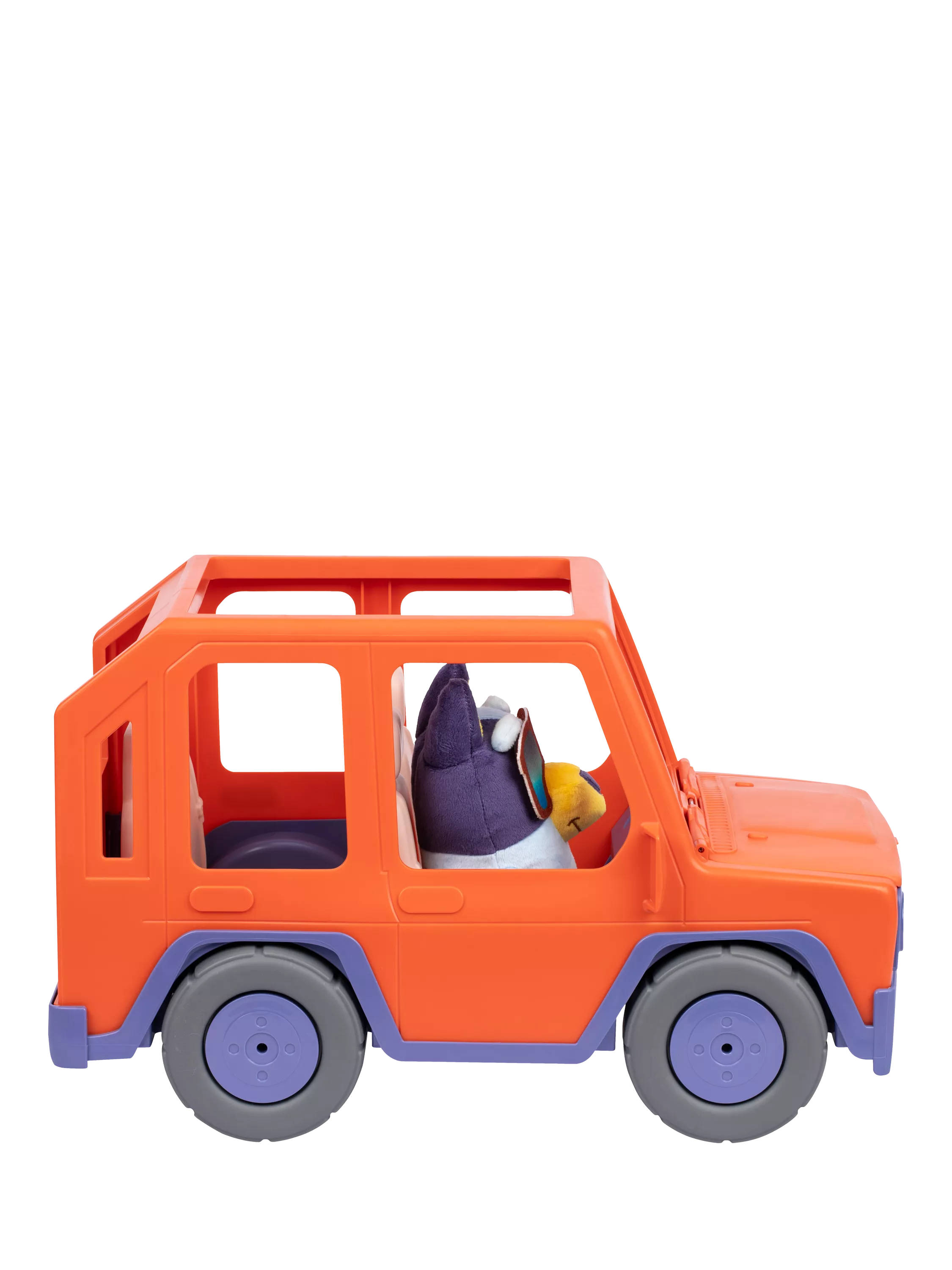 Bluey Buddies 4WD car and 8-inch plush - British product
