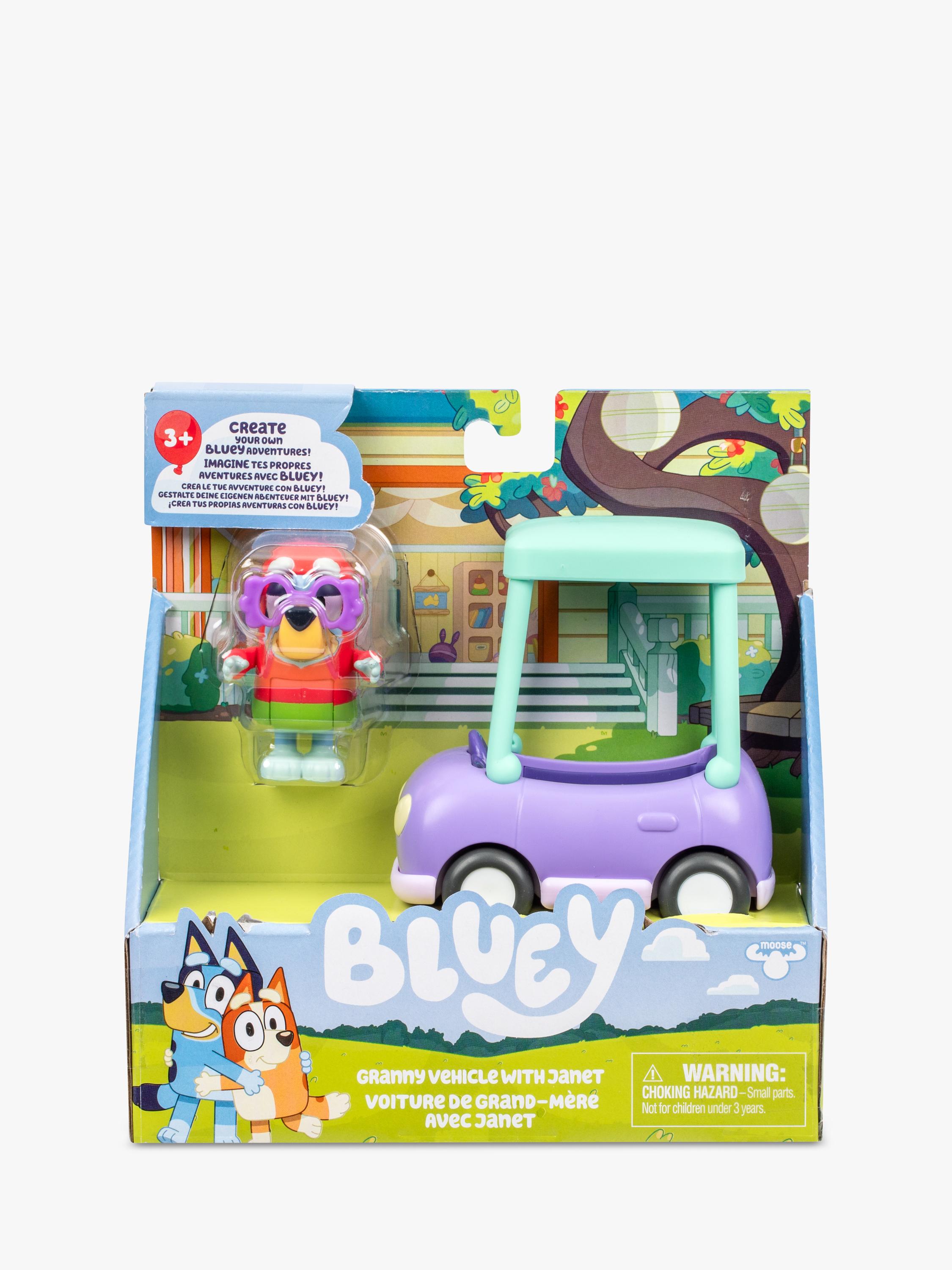 Bluey Granny Car Janet figure 3-inch, UK version