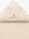 Purebaby hooded bear towel wheat melange, imported from the UK