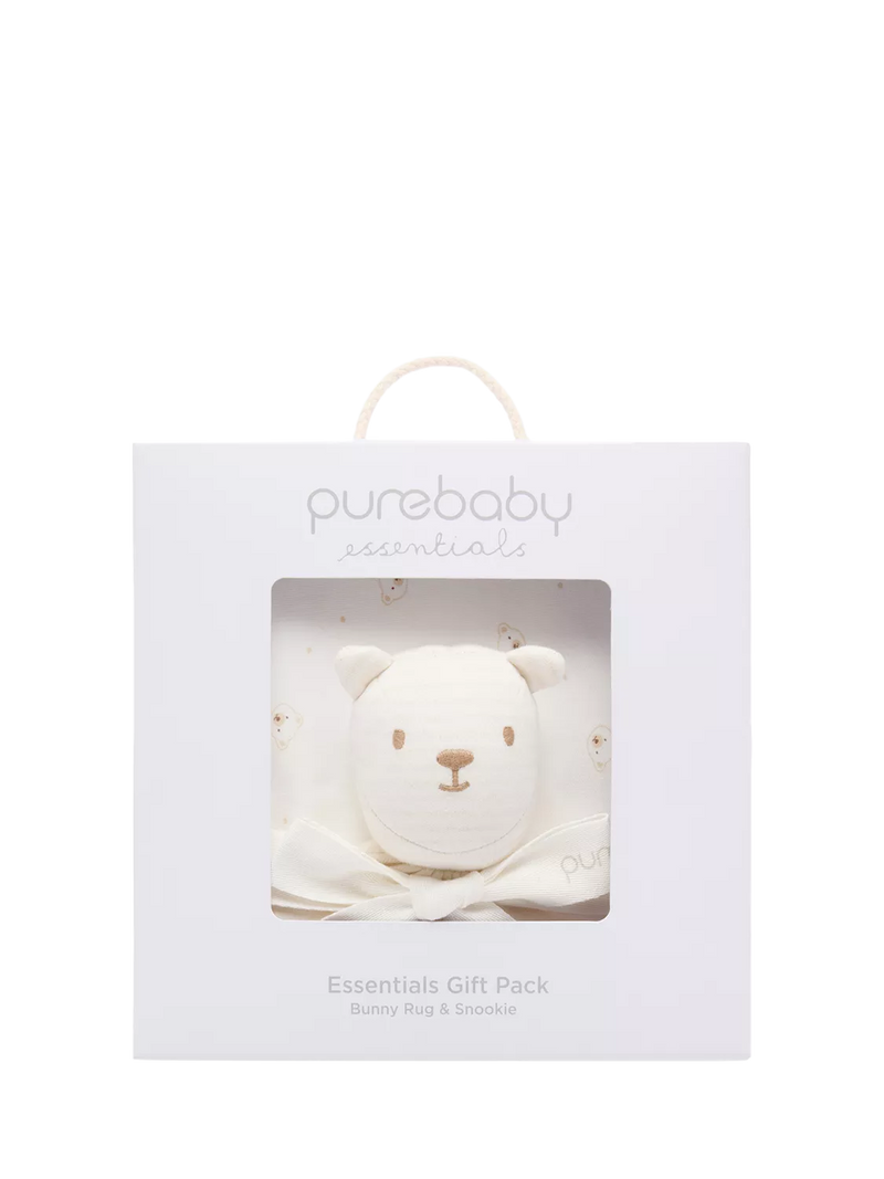 Purebaby baby gift set vanilla bear, UK version