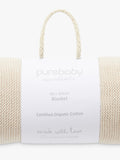 Purebaby baby blanket Wheat Melange (British brand)
