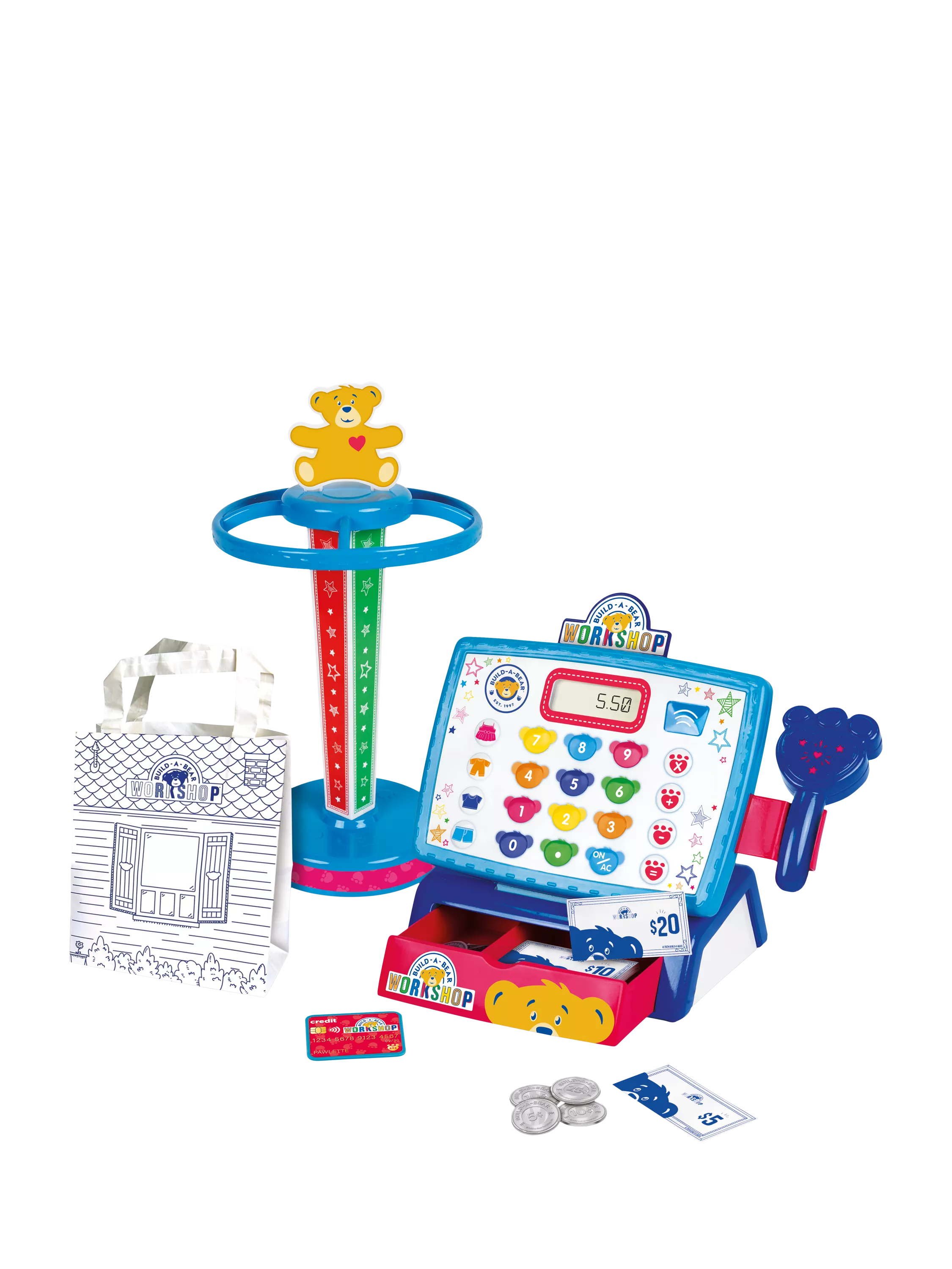 Casdon Build-A-Bear cashier counter set, UK version