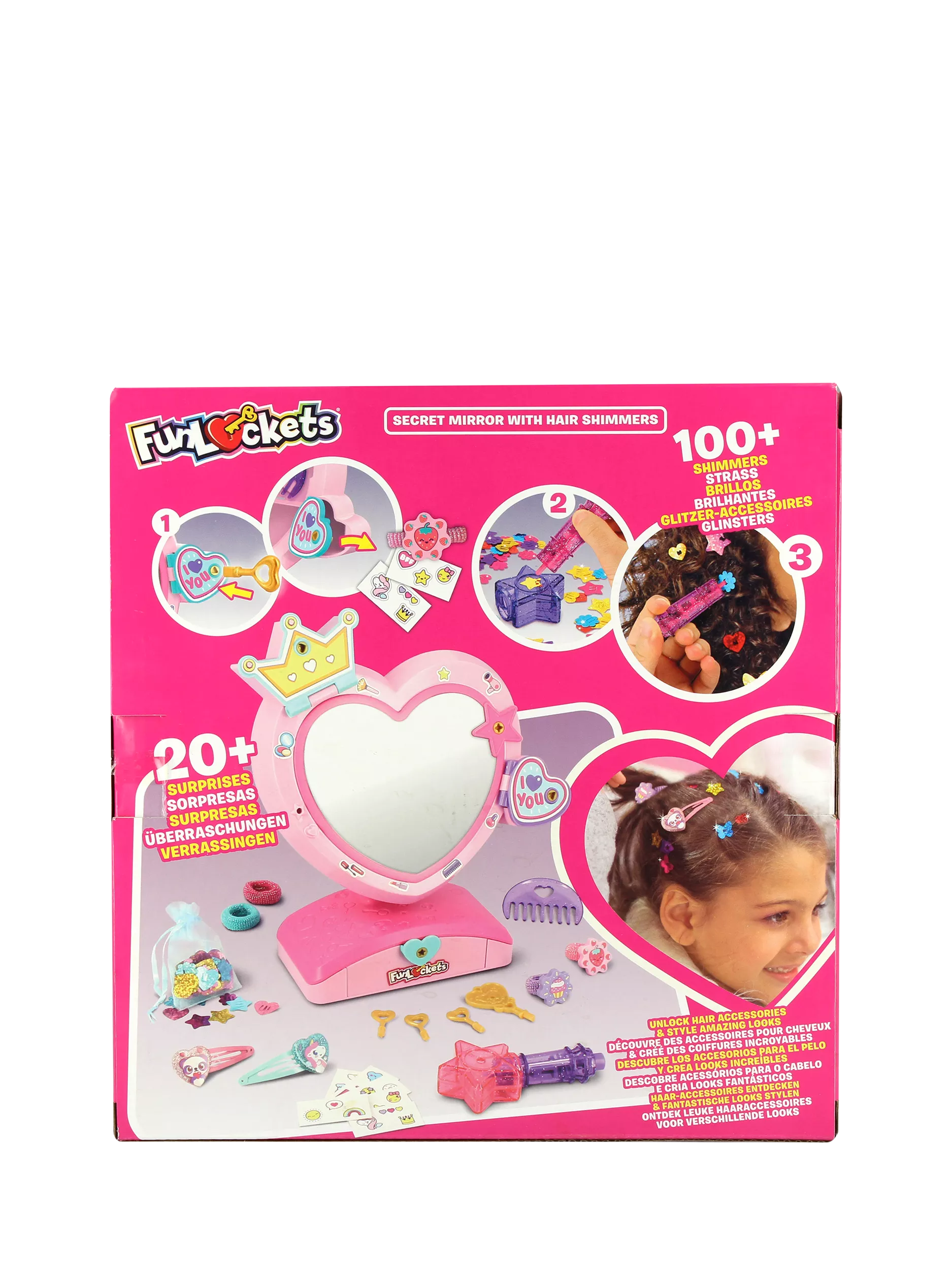 FunLockets Secret Mirror and Hair Shimmers toy set (British brand)