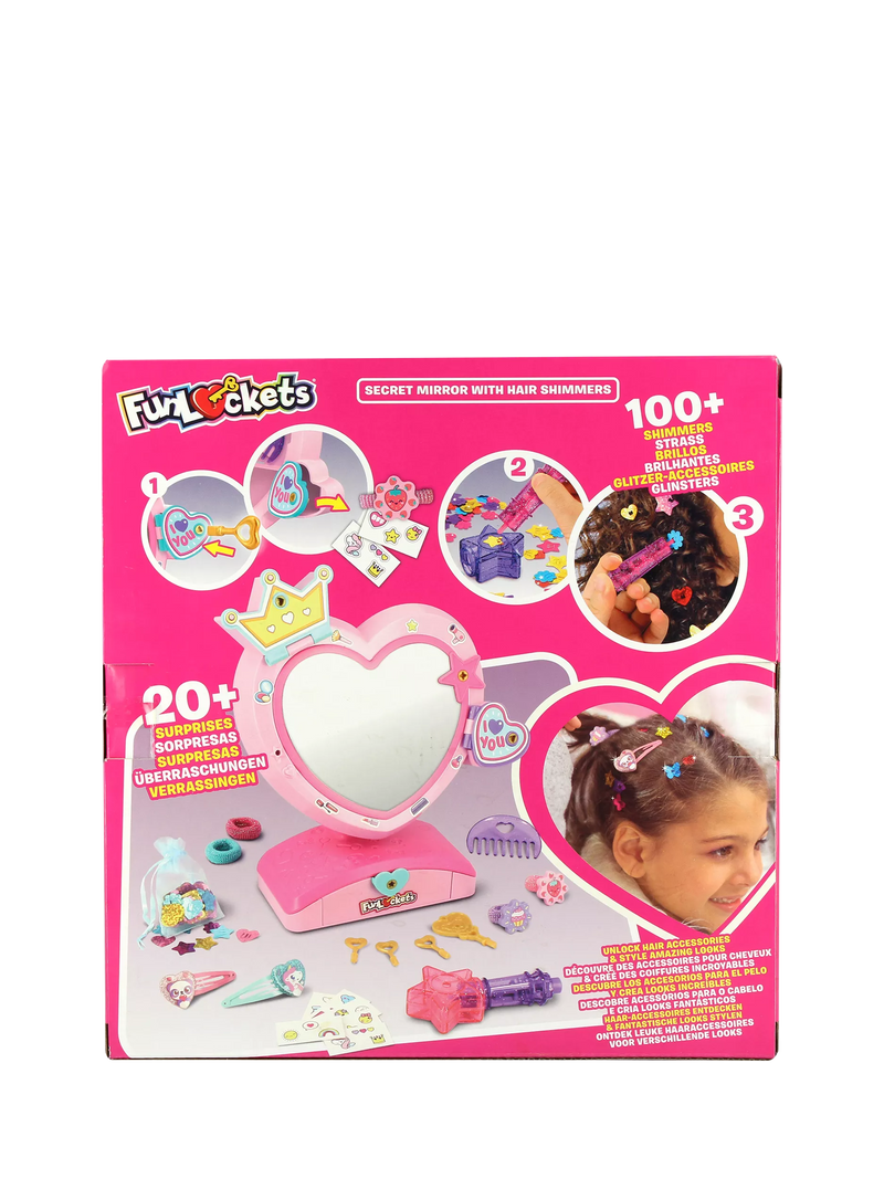 FunLockets Secret Mirror and Hair Shimmers toy set (British brand)