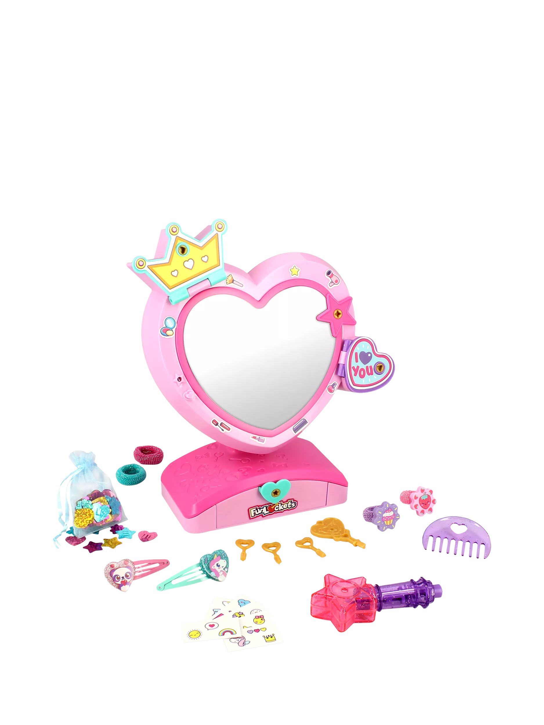 FunLockets Secret Mirror and Hair Shimmers toy set (British brand)