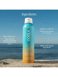 COOLA clear sunscreen spray SPF 30 tropical coconut 177ml, UK version