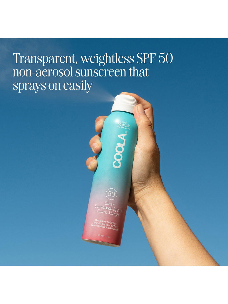 COOLA Clear Sunscreen Spray Guava Mango 177ml - British product