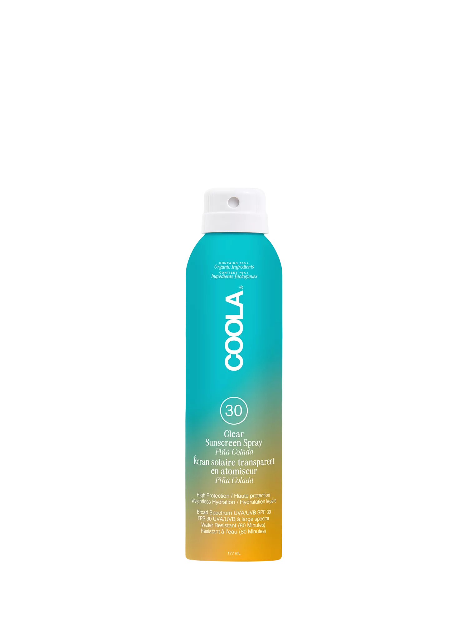 COOLA sunscreen spray Piña Colada SPF 30 177ml - British product