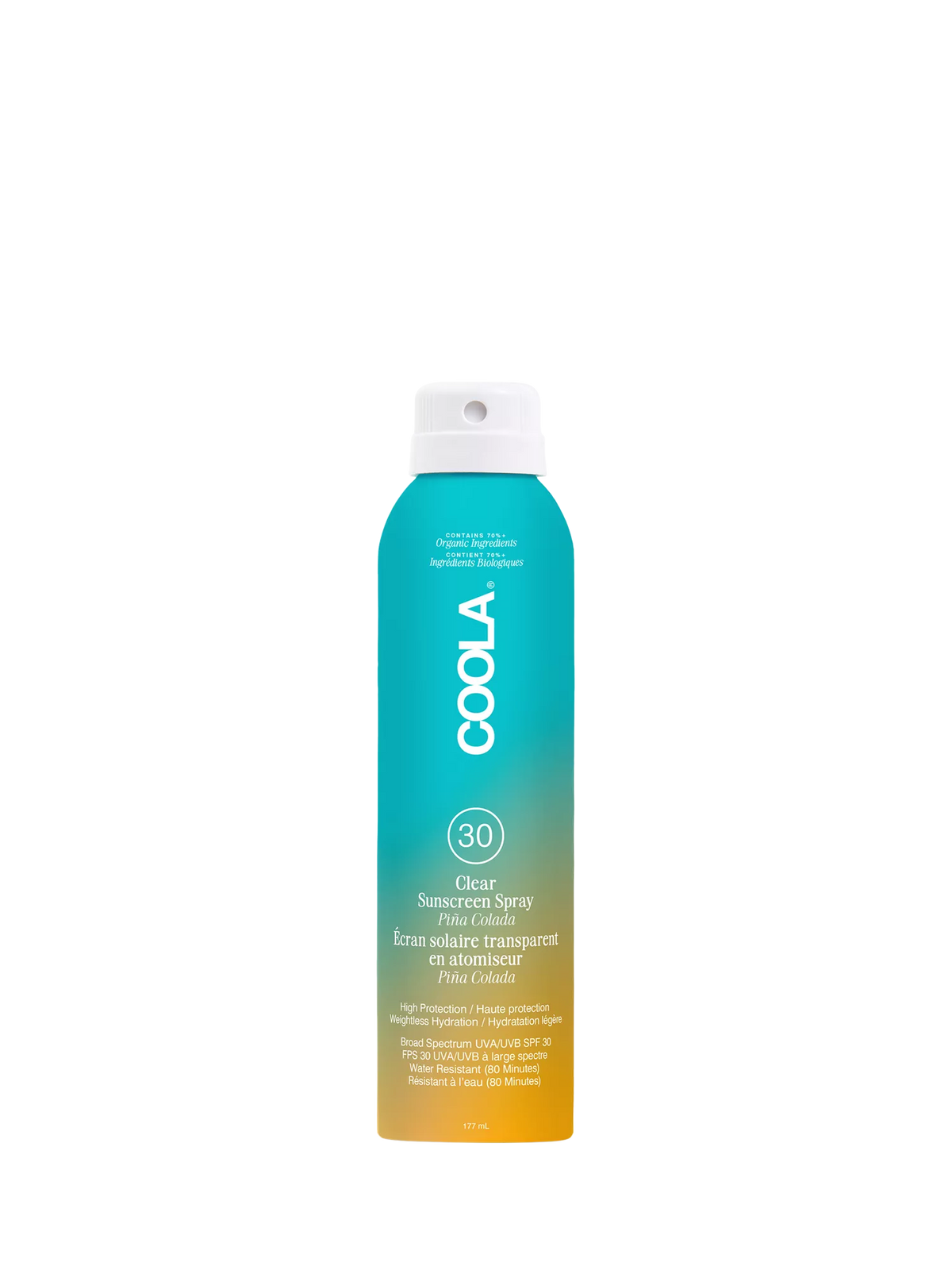 COOLA sunscreen spray Piña Colada SPF 30 177ml - British product