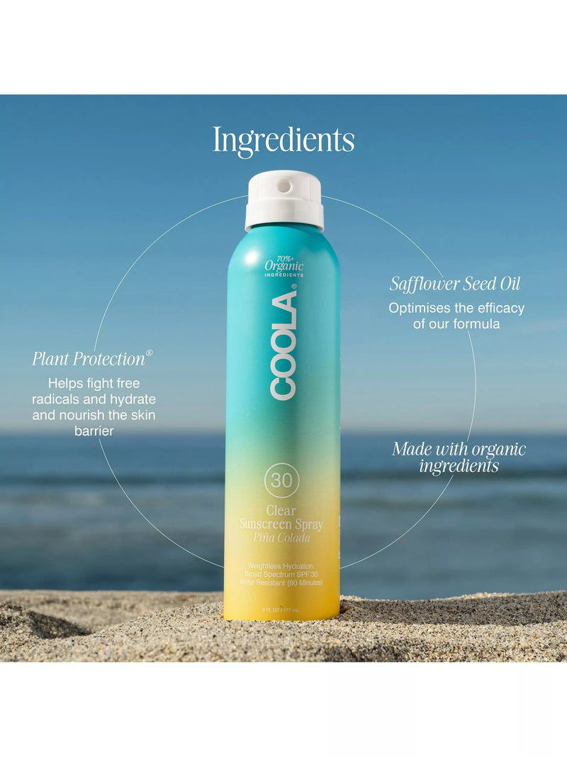 COOLA sunscreen spray Piña Colada SPF 30 177ml - British product