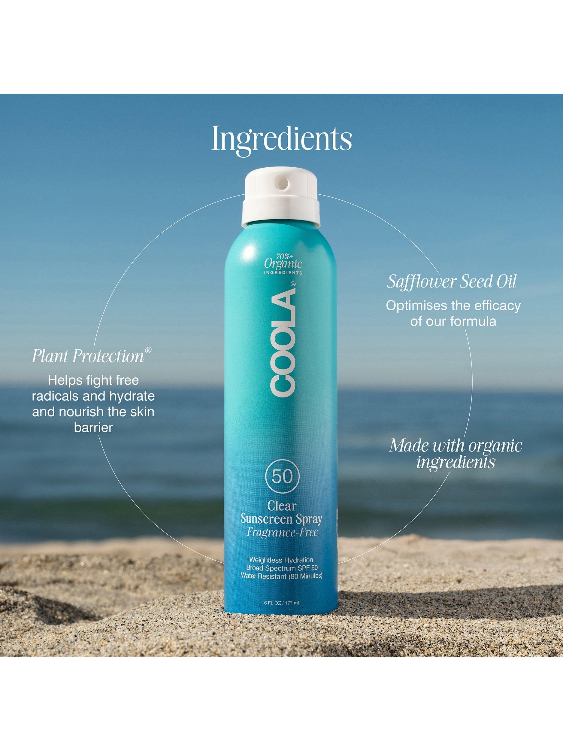 COOLA sunscreen spray SPF 50 fragrance free 177ml - British product