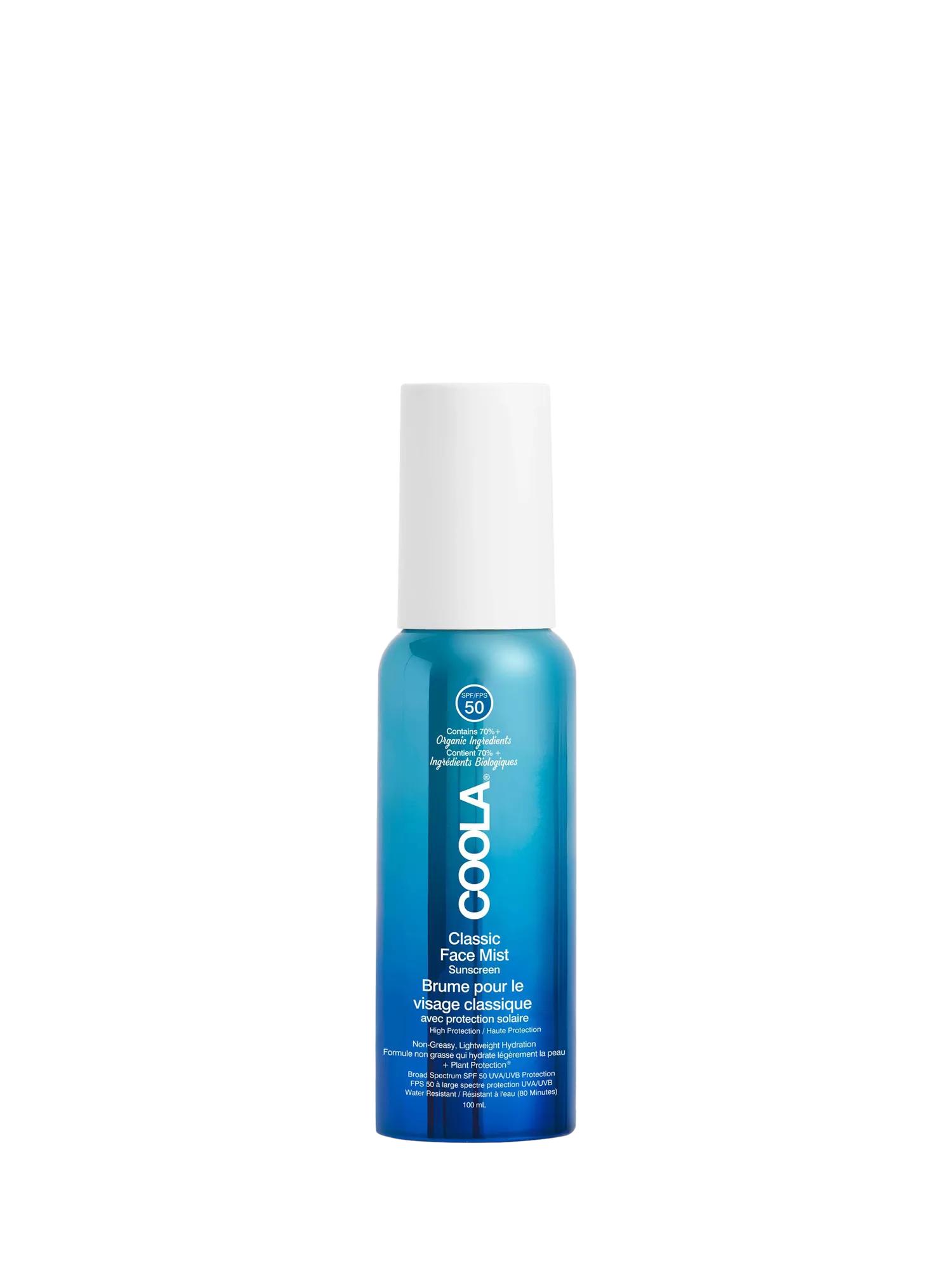 COOLA face sunscreen mist SPF 50 100ml - British product