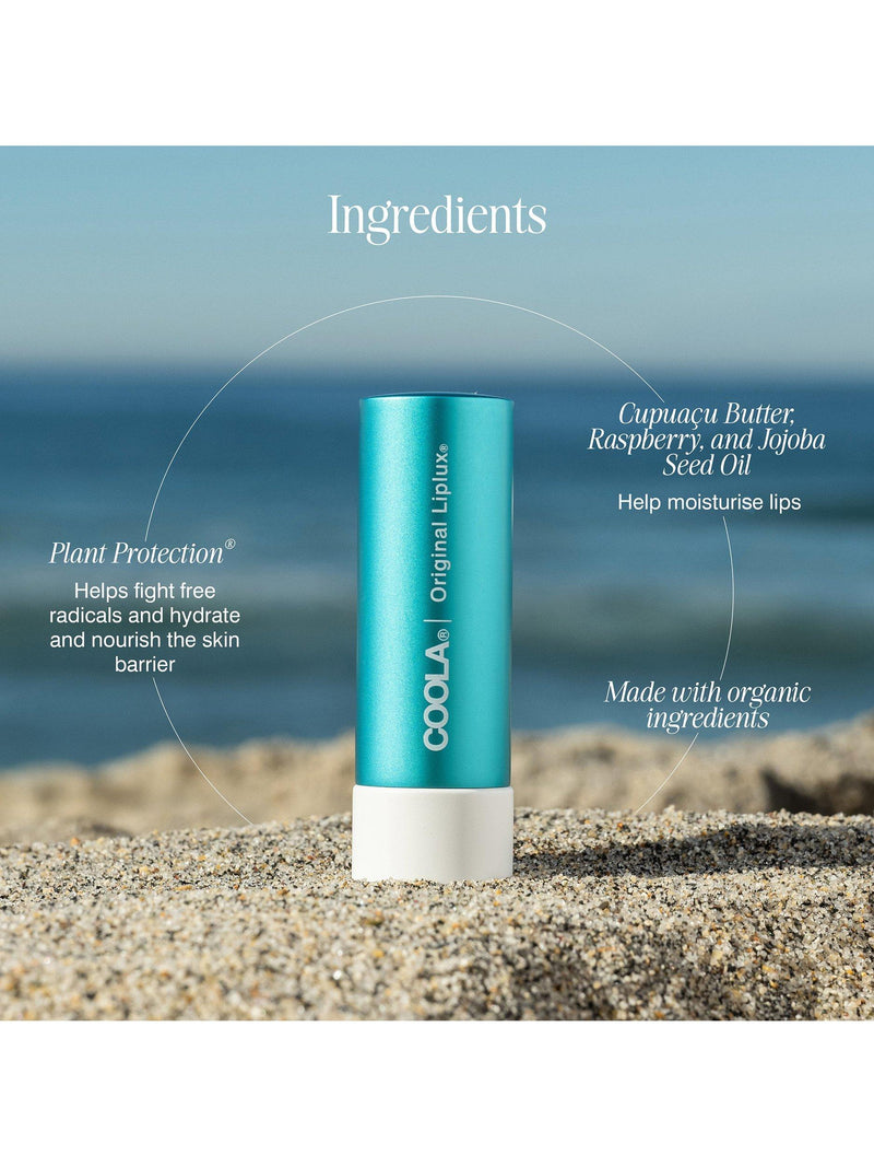 COOLA Liplux organic lip balm with SPF 30 4.2ml (British brand)