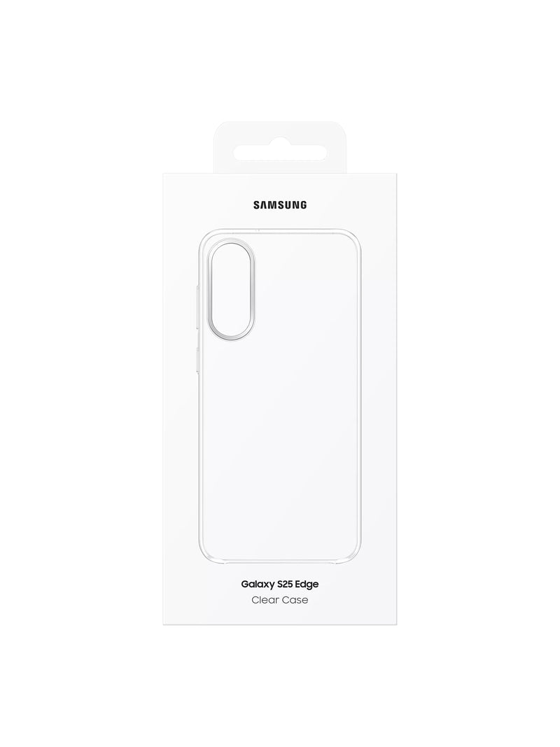 Samsung clear case for Galaxy S25 Edge - British product