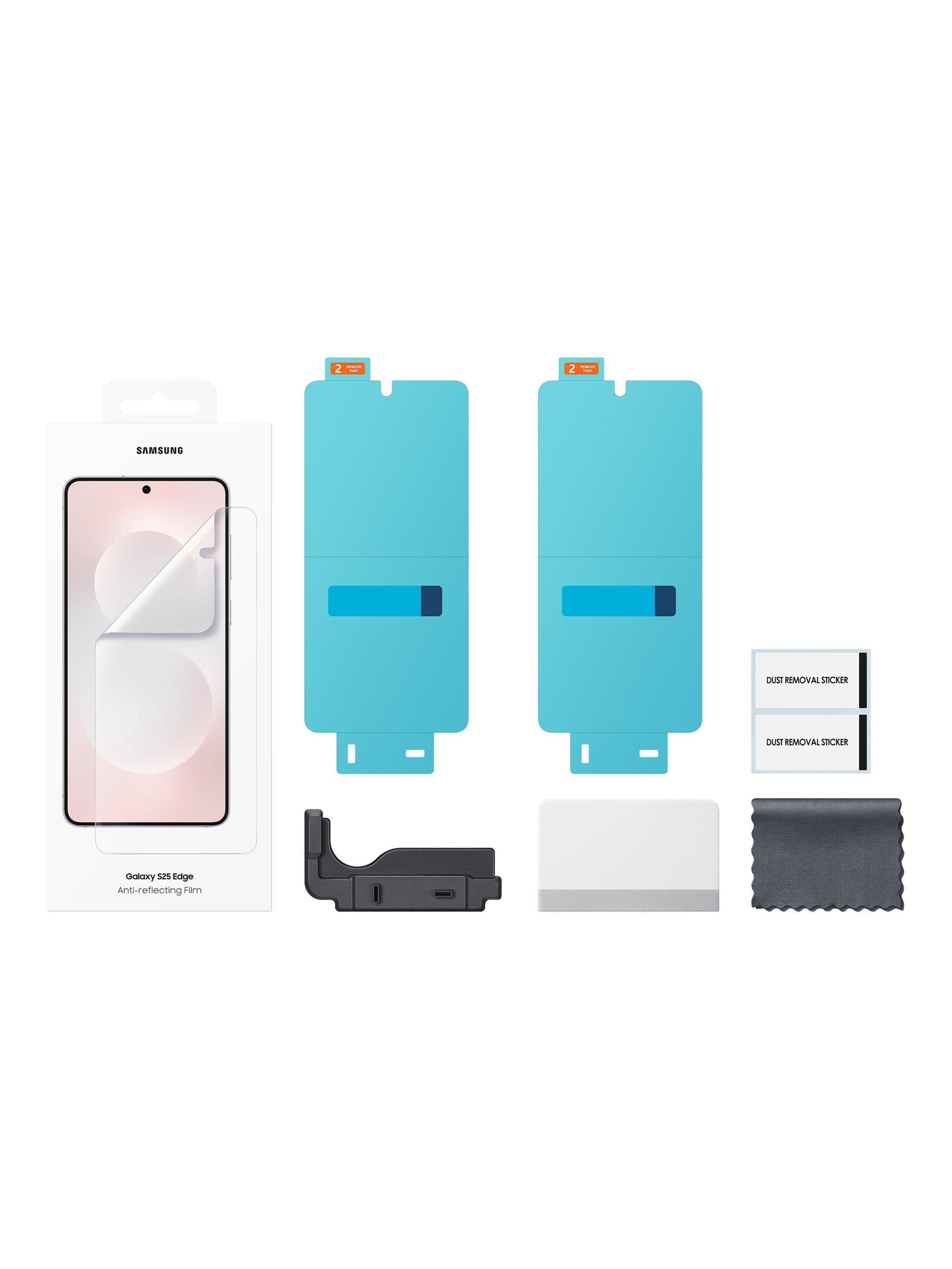 Samsung Galaxy S25 Edge anti-reflecting film pack of 2, UK version