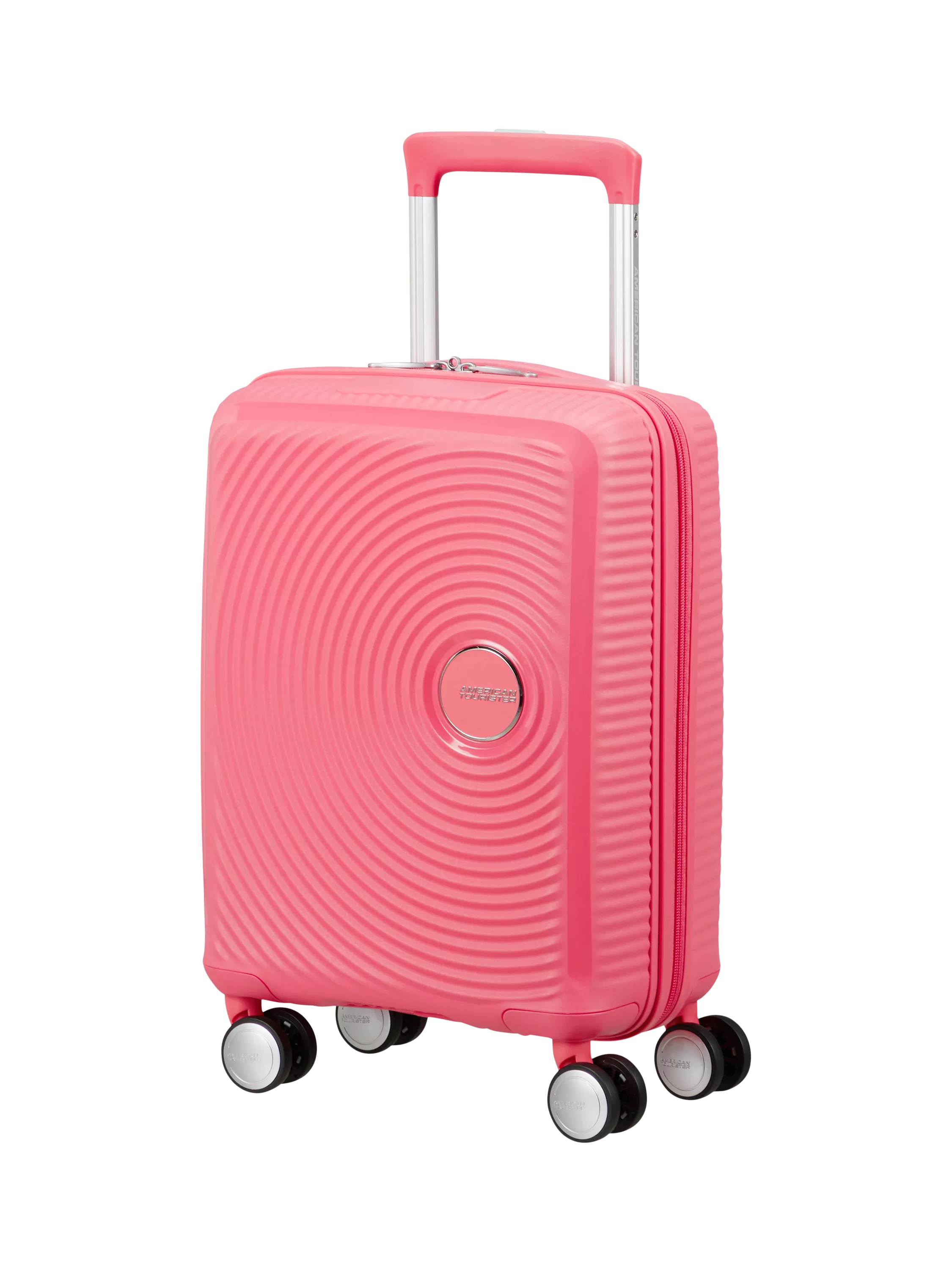 American Tourister SoundBox Mini 4-Wheel Spinner 47cm Cabin Case, 22L, Sun Kissed Coral
