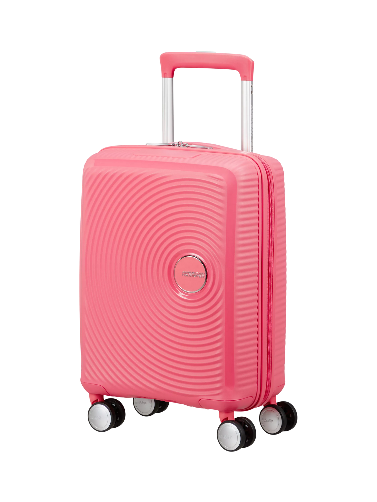 American Tourister SoundBox Mini 4-Wheel Spinner 47cm Cabin Case, 22L, Sun Kissed Coral