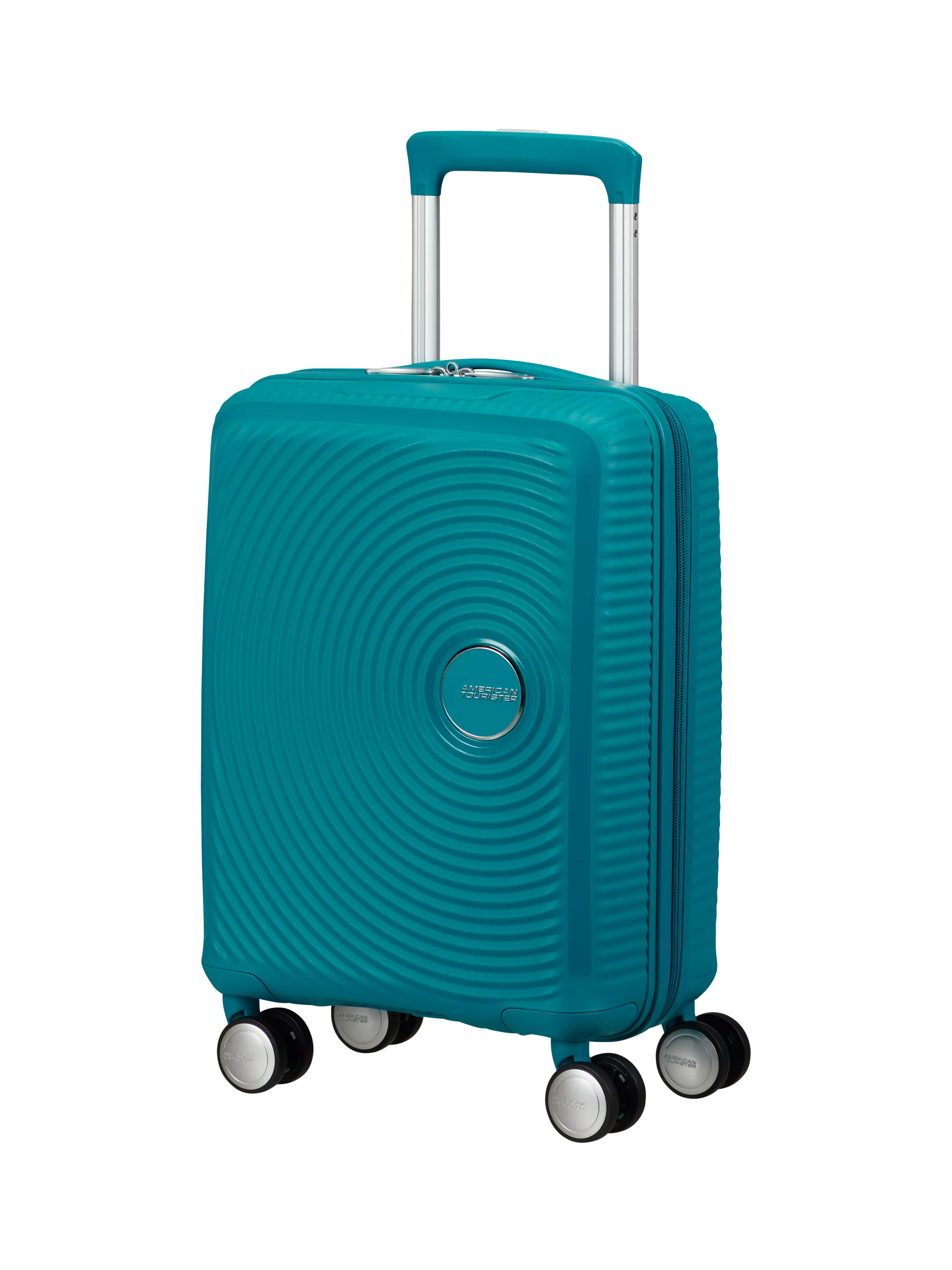 American Tourister SoundBox Mini 4-Wheel Spinner 47cm Cabin Case, Deep Teal