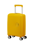 American Tourister SoundBox Mini 4-Wheel Spinner 47cm Cabin Case, Golden Yellow