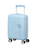 American Tourister SoundBox Mini 4-Wheel Spinner 47cm Cabin Case, Pastel Blue