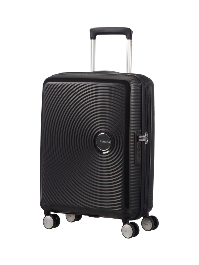 American Tourister Soundbox 4-Wheel Spinner 55cm Expandable Cabin Case