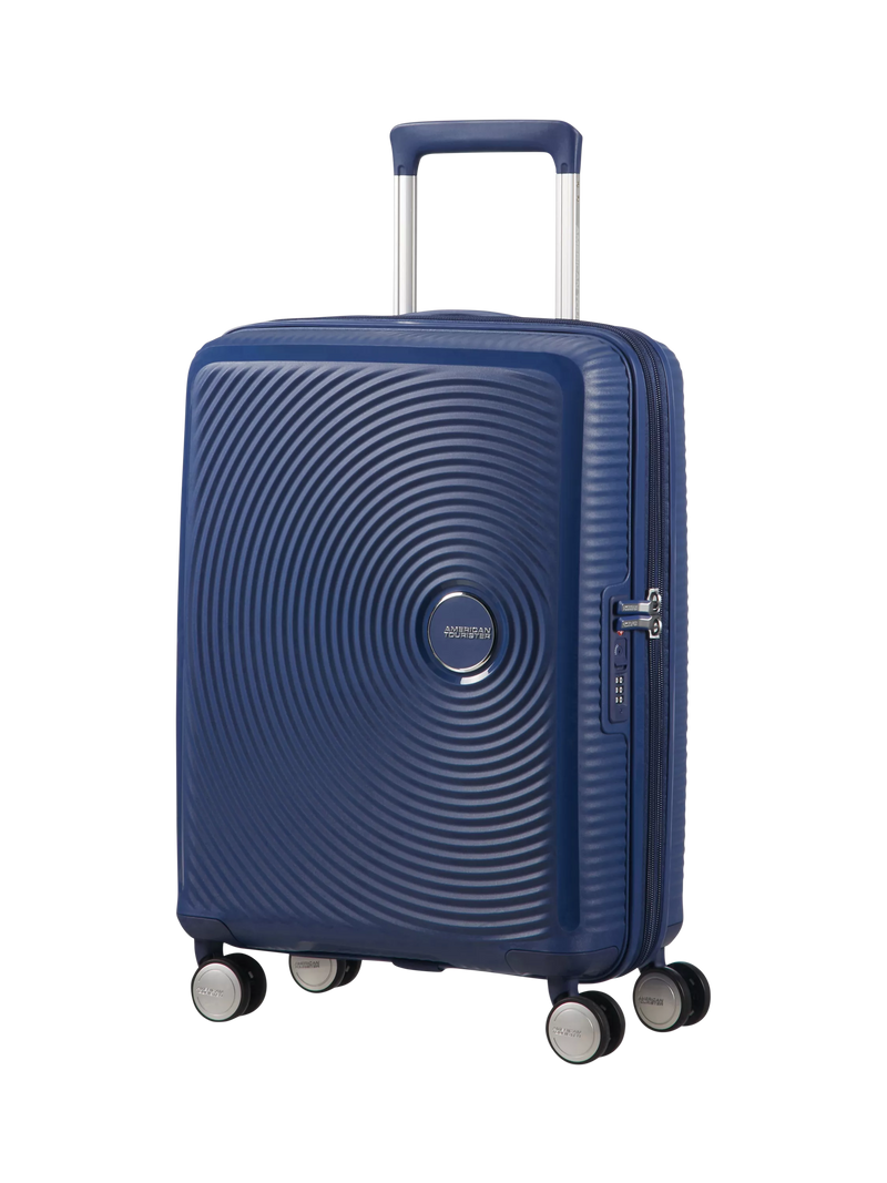 American Tourister Soundbox 4-Wheel Spinner 55cm Expandable Cabin Case