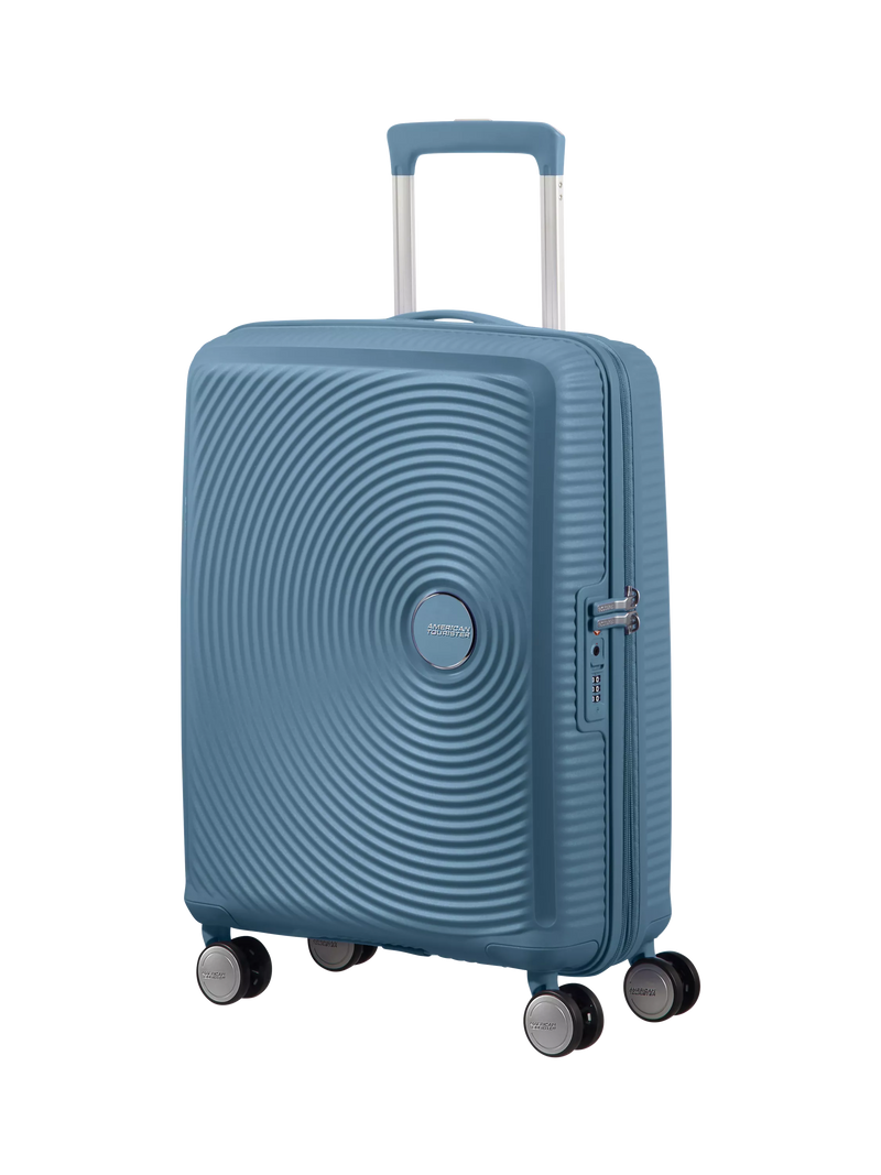 American Tourister Soundbox 4-Wheel Spinner 55cm Expandable Cabin Case