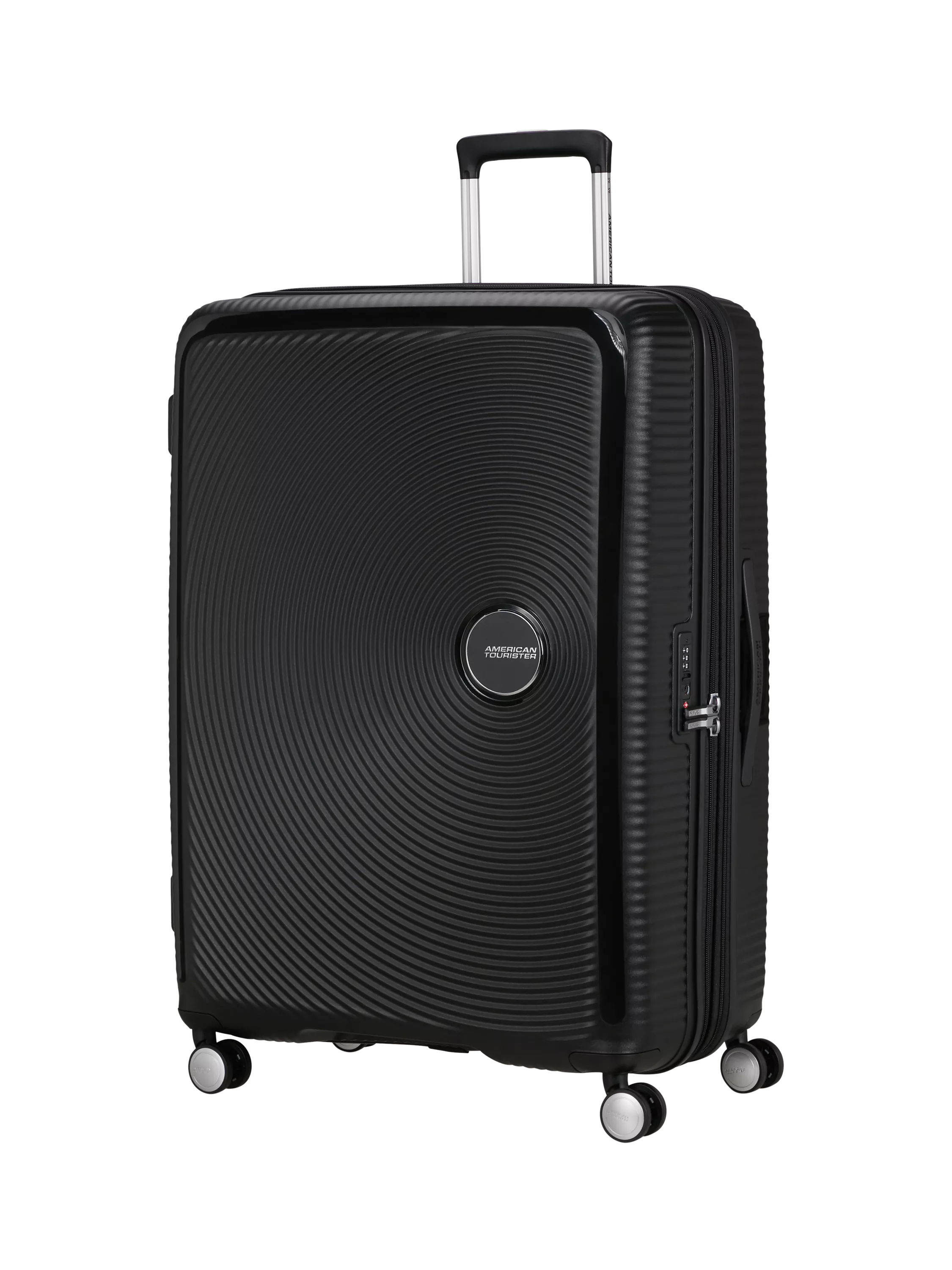 American Tourister SoundBox 4-Wheel Spinner Expandable Hard-Sided Suitcase 80cm