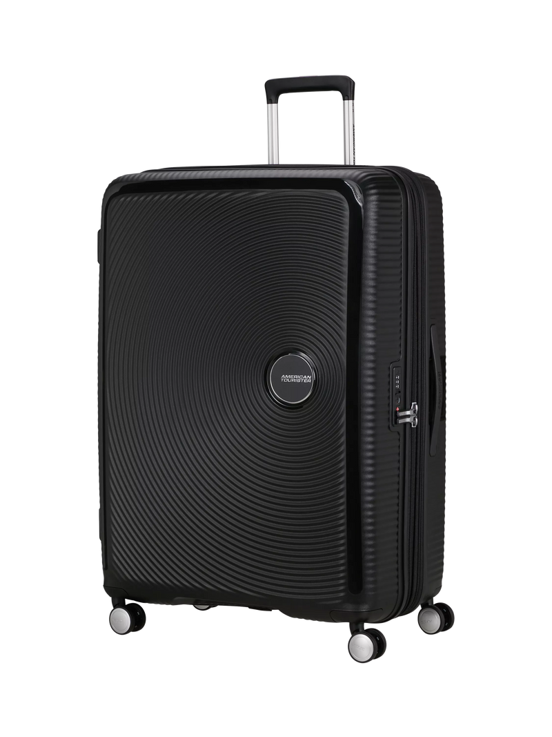 American Tourister SoundBox 4-Wheel Spinner Expandable Hard-Sided Suitcase 80cm