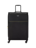 DELSEY Brochant 3.0 4-Wheel 78cm Expandable Large Suitcase, Deep Black