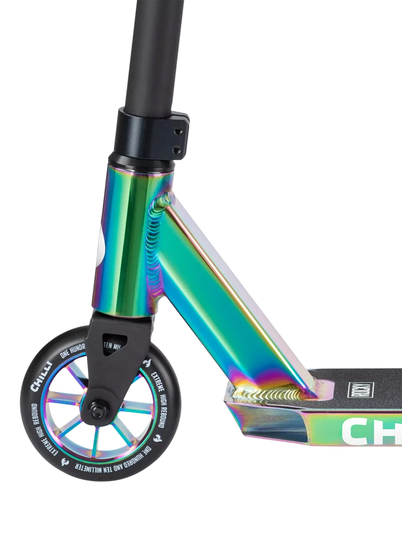 Micro Scooters Chilli stunt scooter Oil Slick Neochrome, imported from the UK