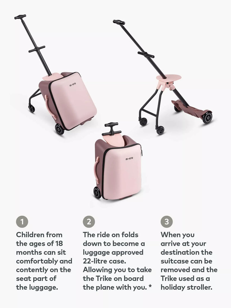Micro Scooters ride-on suitcase Eazy Allrounder 26L, UK version