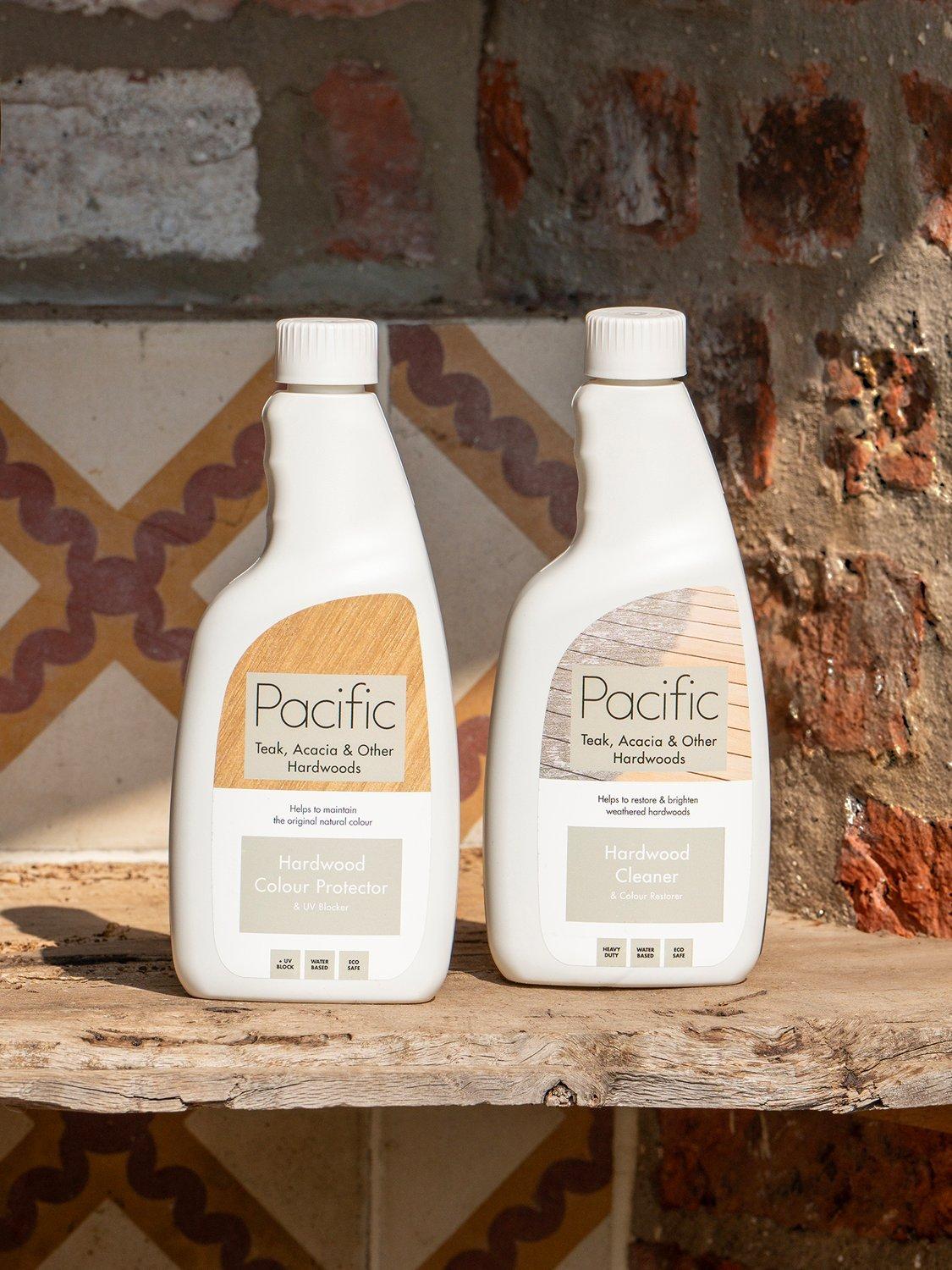 Pacific Hardwood Cleaner and Colour Protector 2x750ml (British brand)
