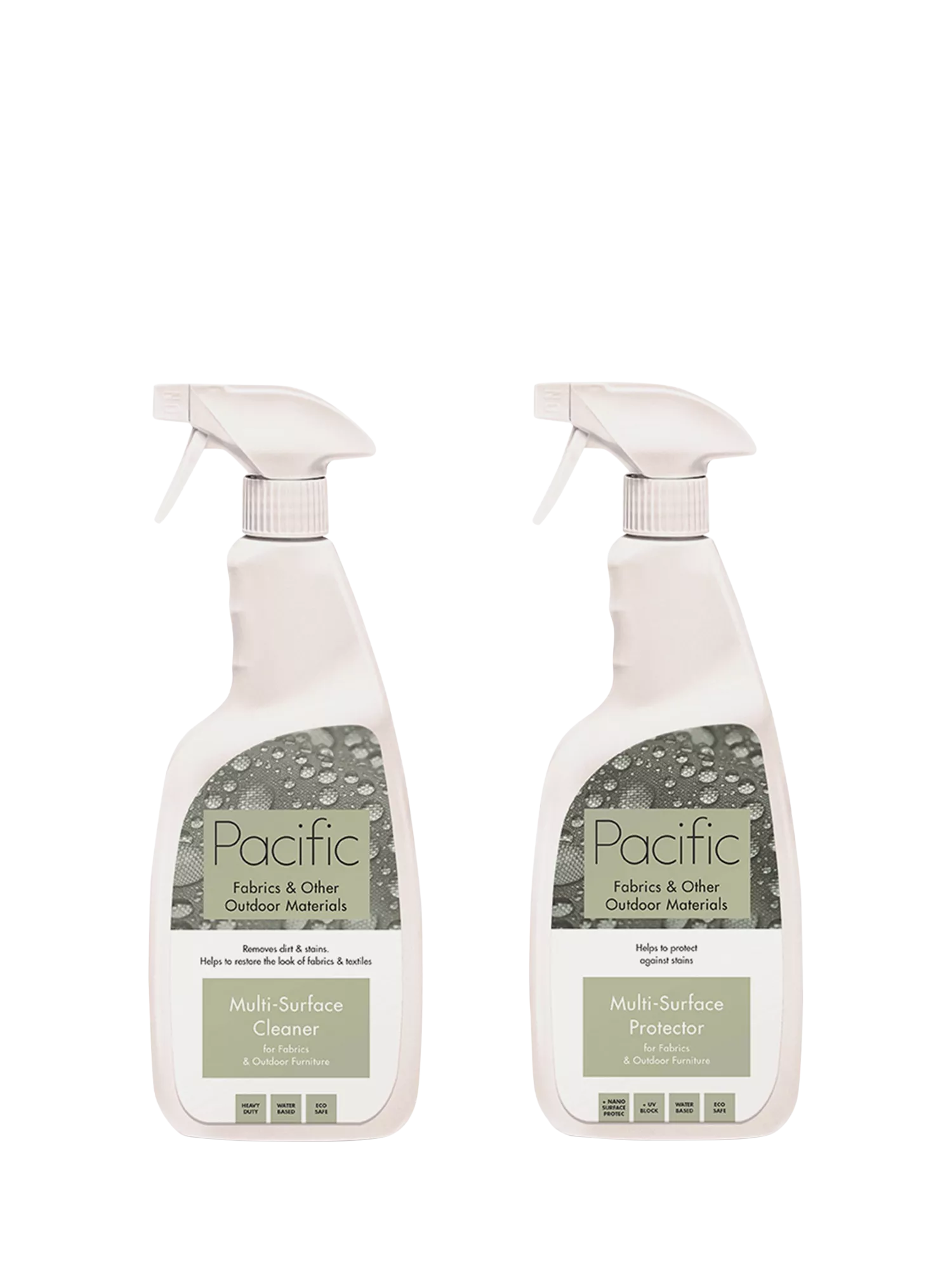 Pacific multi-surface cleaner and protector set 2x750ml, UK version