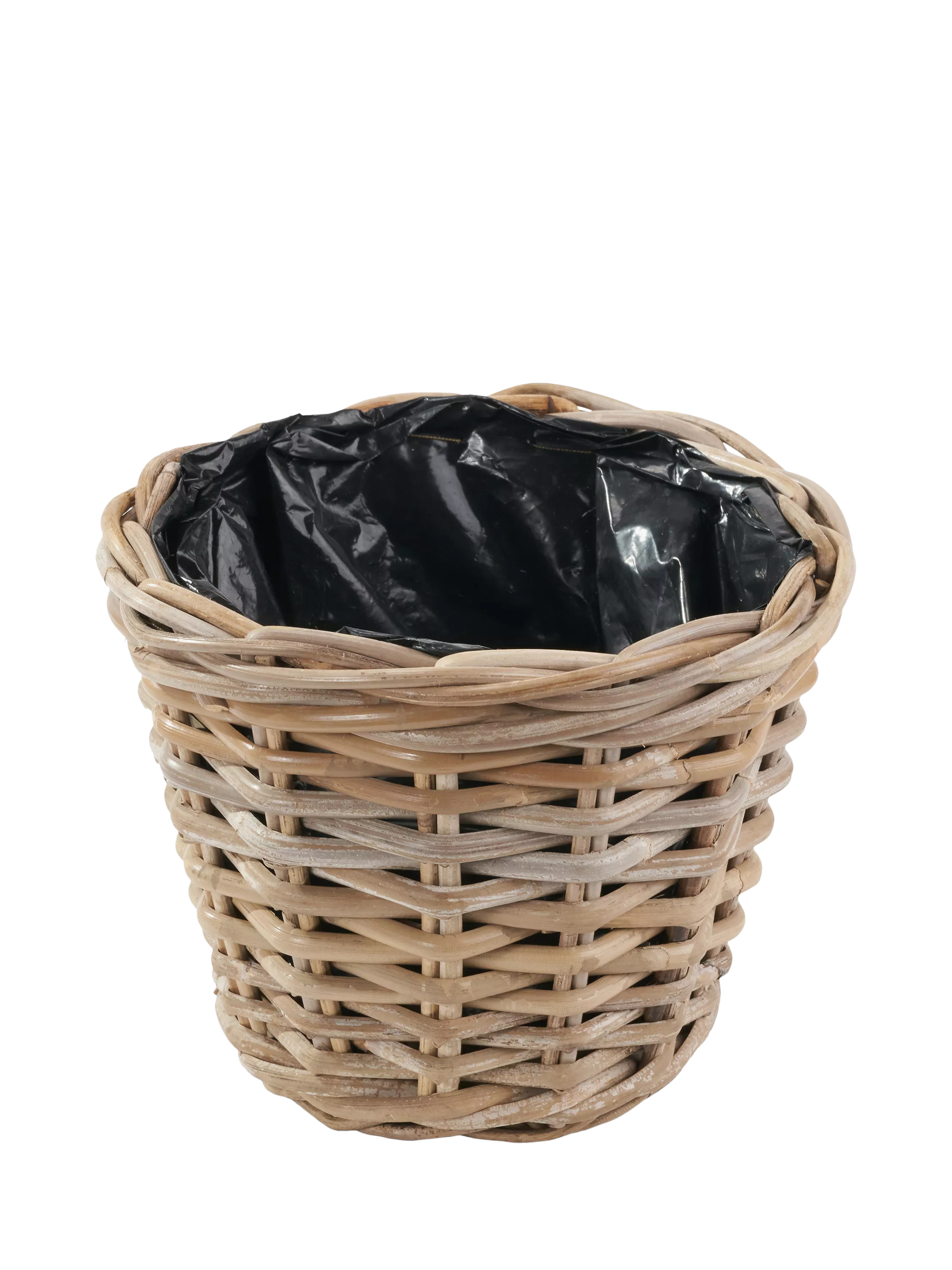 Pacific Kubu rattan basket planter medium, imported from the UK