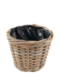 Pacific Kubu rattan basket planter medium, imported from the UK