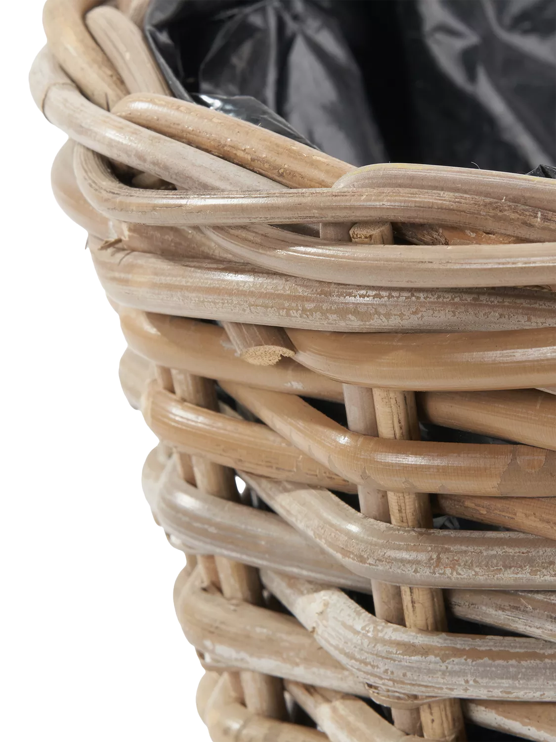 Pacific Kubu rattan basket planter medium, imported from the UK