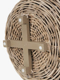 Pacific Kubu rattan bulbous planters set of 2 brown - British product