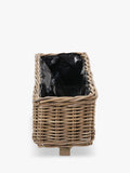 Pacific rattan trough planter set of 2 brown - British product