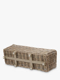 Pacific rattan trough planter set of 2 brown - British product