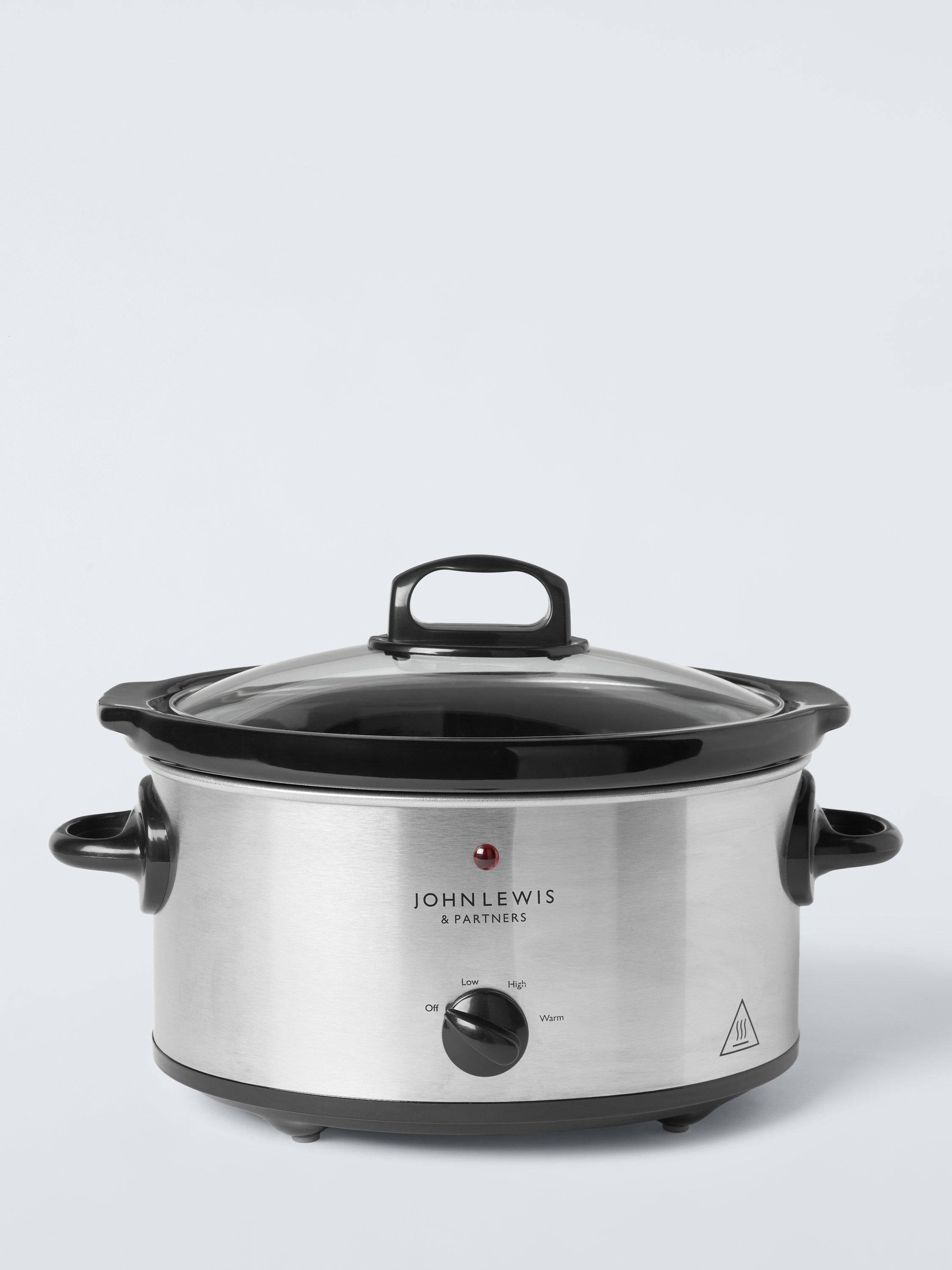 John Lewis Oval Ceramic Slow Cooker 3.3L - British product