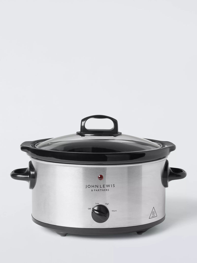 John Lewis Oval Ceramic Slow Cooker 3.3L - British product