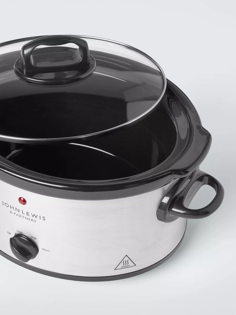 John Lewis Oval Ceramic Slow Cooker 3.3L - British product