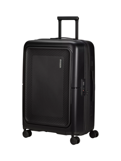 John Lewis American Tourister DashPop 4-Wheel Spinner 67cm Expandable Medium Suitcase- Buy online at McGrocer