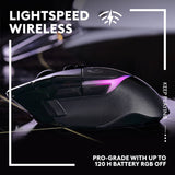 Logitech wireless gaming mouse black - British product