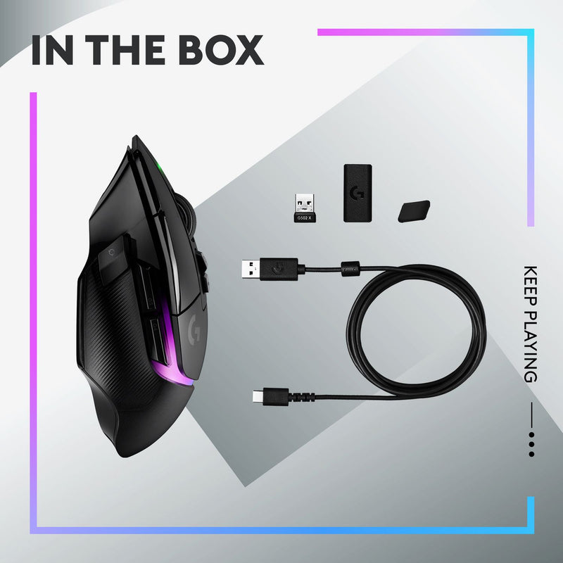 Logitech wireless gaming mouse black - British product