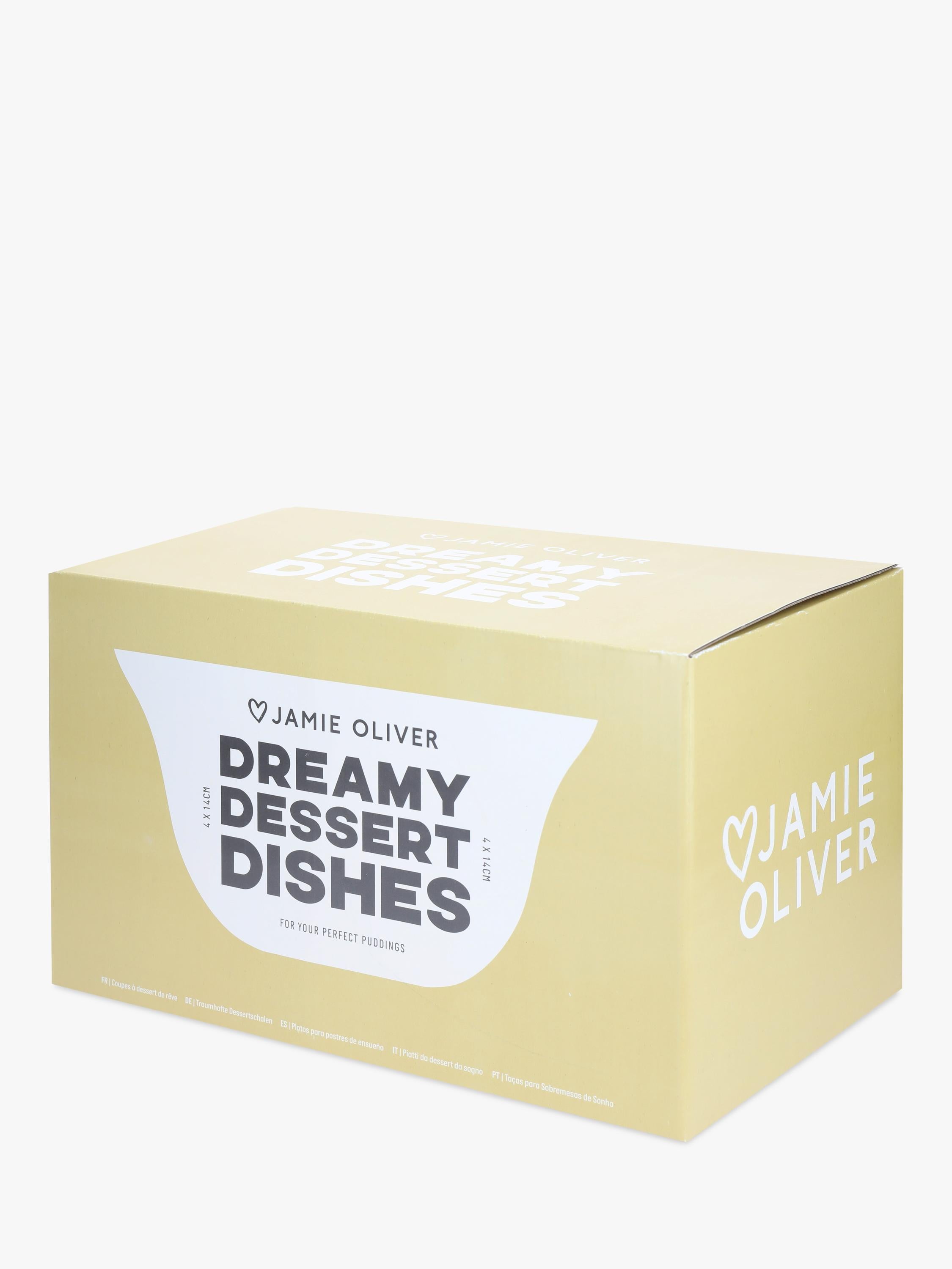 Jamie Oliver glass dessert bowls set of 4 14cm, UK version