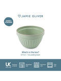 Jamie Oliver stoneware pudding bowl green 20.5cm, UK version